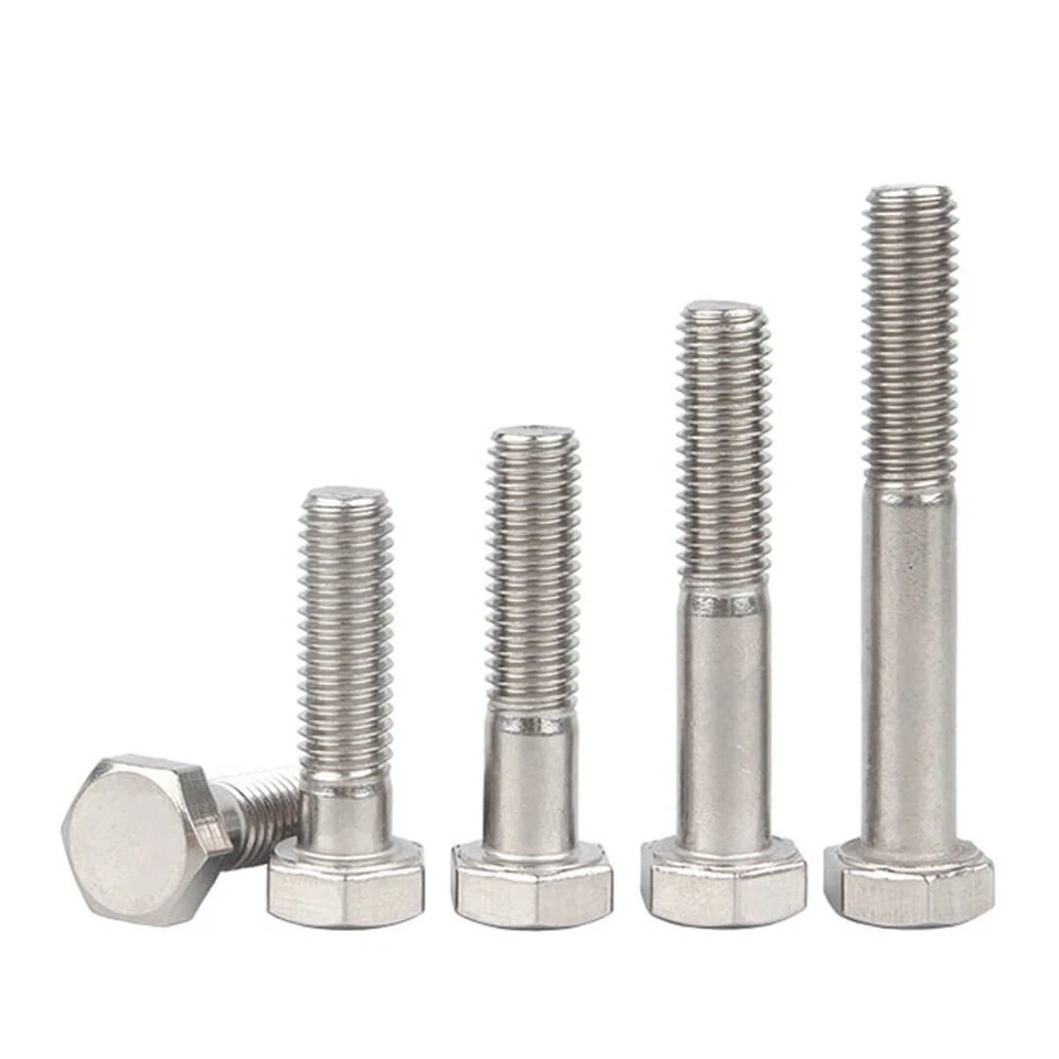 Titanium Half Thread Hexagon Bolt